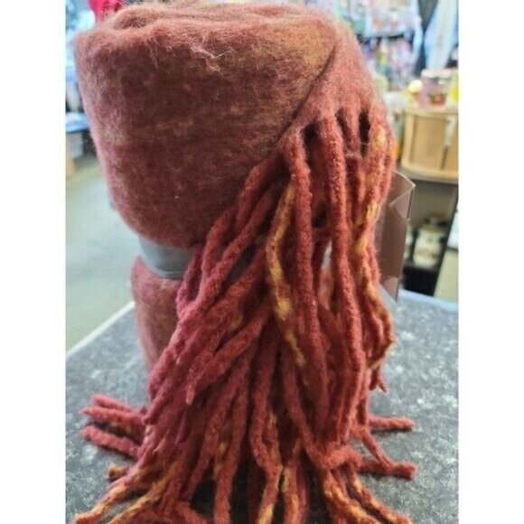 Threshold Faux Mohair Grid Fringed Throw Blanket - Picture 5 of 7